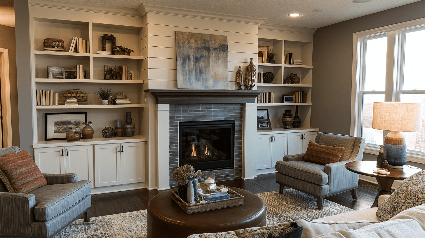 Fireplace & Built-Ins after